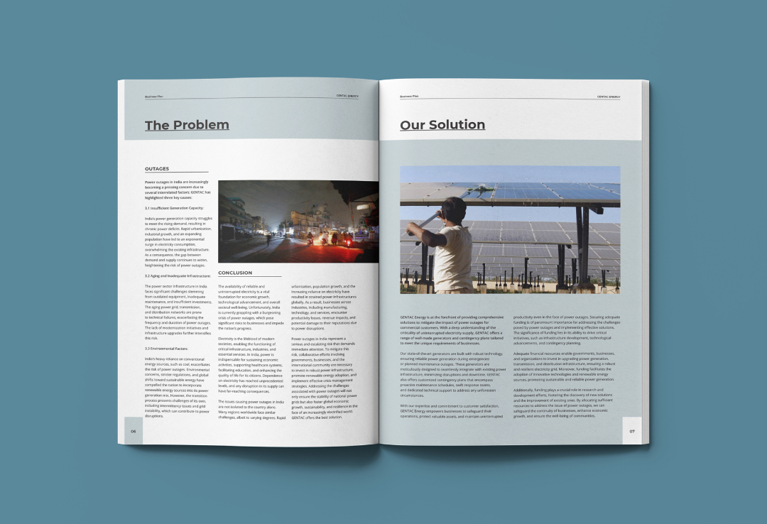 GENTAC energy business plan
